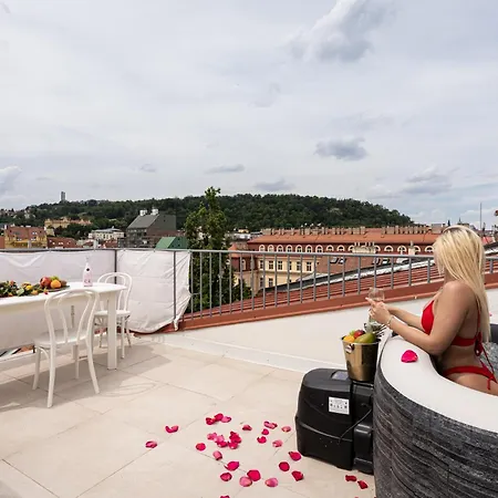 Appartamento Panorama Sky Penthouse Praga