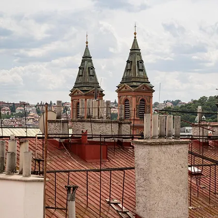 Panorama Sky Penthouse Appartamento Praga
